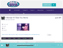 Tablet Screenshot of 1063thegroove.com